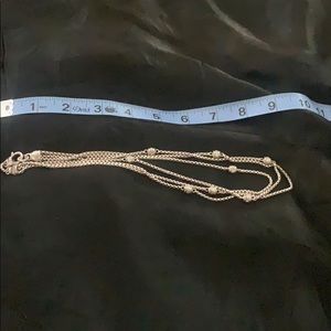 Judith Ripka 925 Diamonique  3 Stranded Chain